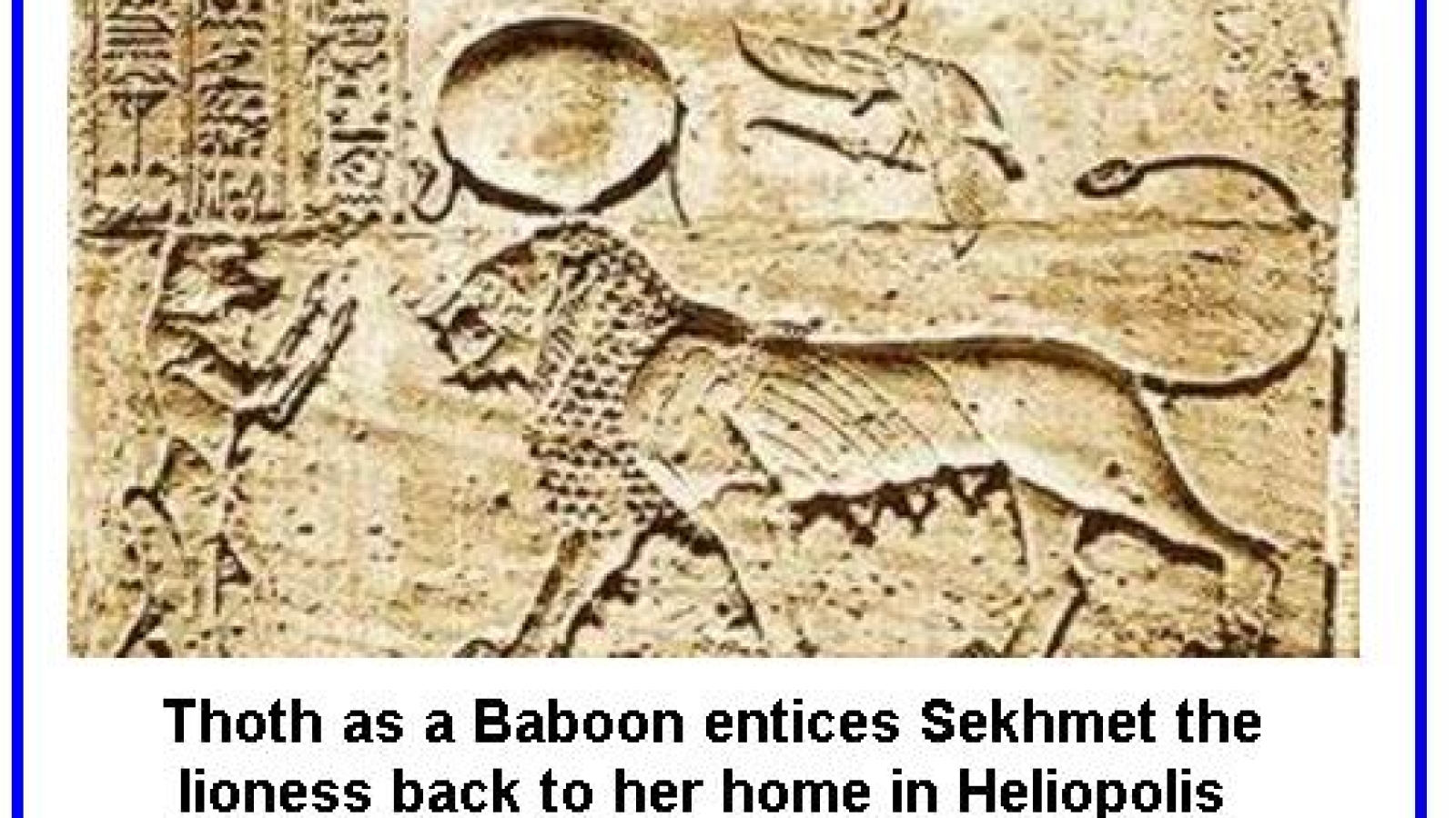 Thoth & Sekhmet